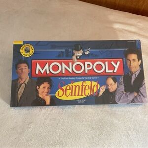 Monopoly Seinfeld Collector's Edition Board Game - Blue unopened